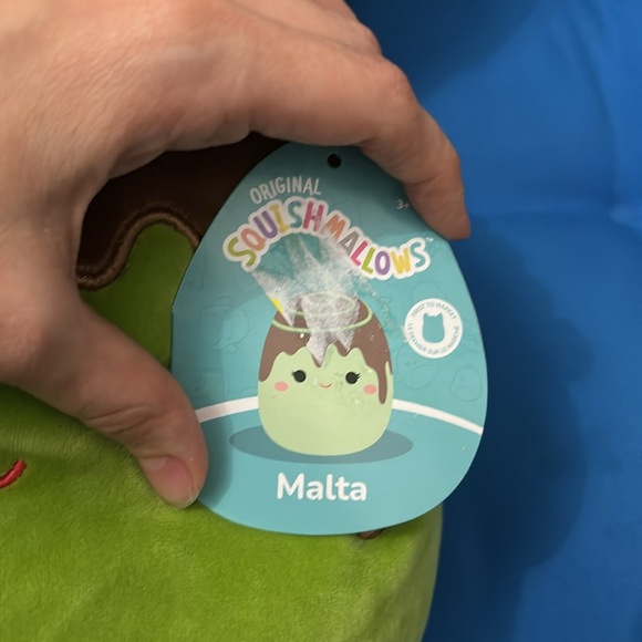 Original SquishMallows Malta Size 8 Inch Matcha Pastry 2022 NWTS First To Market - Picture 10 of 15